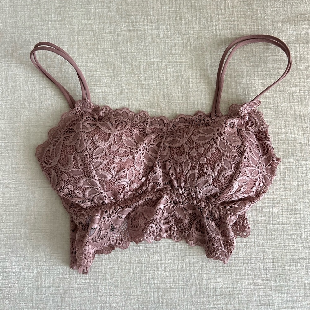 Lace Bralette in Mauve